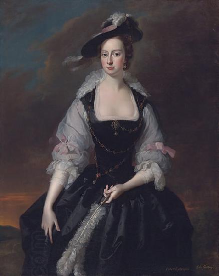 Thomas Hudson wife of William Courtenay oil painting picture